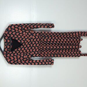 Brooks Brothers Floral Wrap Style Dress